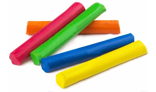 Imagen 5 de 6 de Masa Plastilina Playcolor Plack X10 Uni. Barras Multicolor