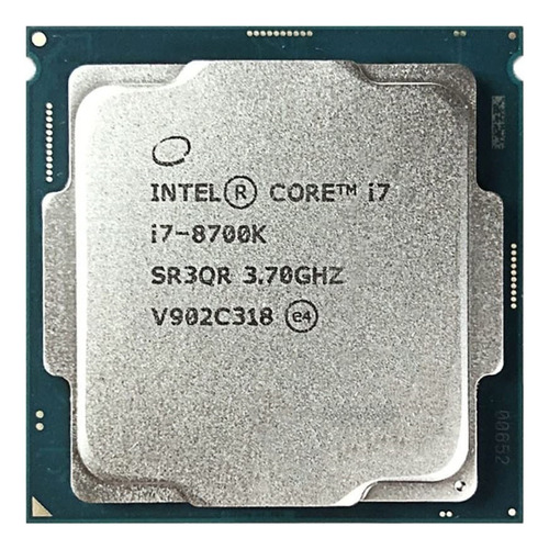 Procesador Intel Core I7 8700k 8va Gen 1151 6c 12t Oem Plus