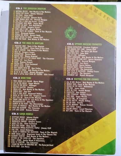 Reggae Álbum Con 6 Cd Nuevos Originales Varios Interpretes