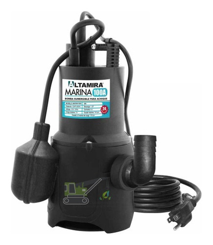 Bomba Sumergible Para Agua De Mar Achique 1/2 Hp Marina 100a