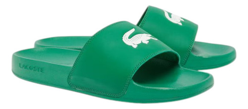 Sandalia/chancla Lacoste Casual Croco Para Hombre - Original