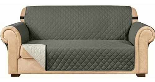 Subrtex Funda De Sofá Reversible Acolchada Para 1,2,3