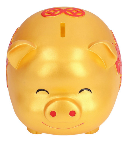 Coin Bank Piggy, Bonita Forma De Dibujos Animados, Anticaída