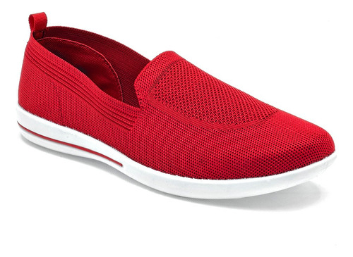 Zapato Casual Been Class Rojo 17661  A1