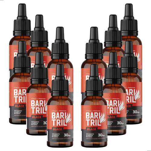 2x Baritril Black 30ml Suplemento Bari Tril Gotas Natural