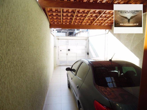 Imagem 17 de 18 de Sobrado Com 03 Dormitórios ( 1 Suíte ) 02 Vagas De Garagem , Espaço Gourmet Residencial À Venda, Vila Lucinda, Santo André. - So0063