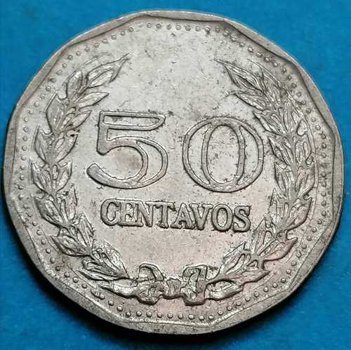 Colombia Moneda 50 Centavos 1973