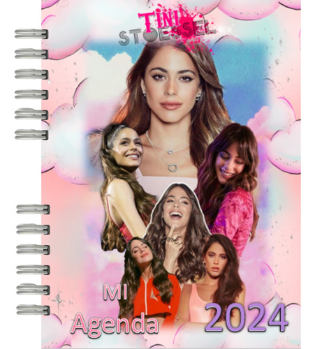 Agenda Tini Stoessel Collage+ Chapita De Regalo