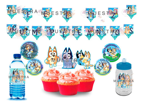 Kit Imprimible Para Cumpleaños  Bluey Disney