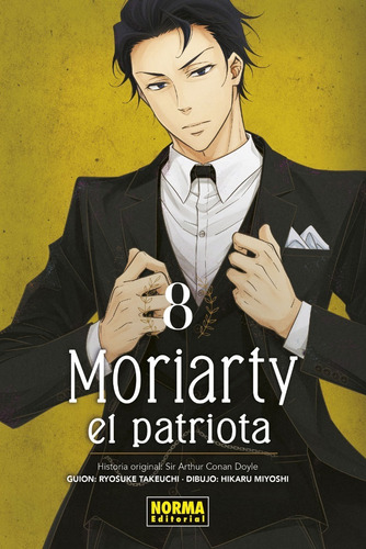 Manga Moriarty El Patriota Tomo 08 - Norma Editorial