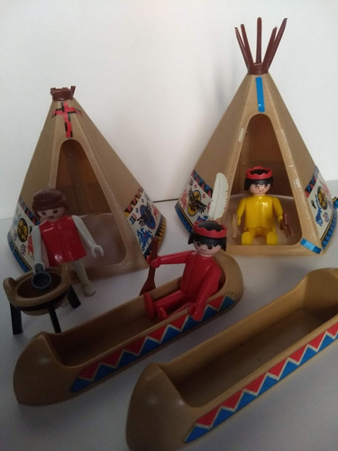 Playmobil Geobra Indios De 1974