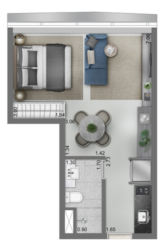 Imagem 22 de 28 de Studio Residencial Para Venda, Vila Olímpia, São Paulo - St7030. - St7030-inc