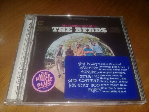 The Byrds Mr. Tambourine Man Cd Remaster Made In Usa  