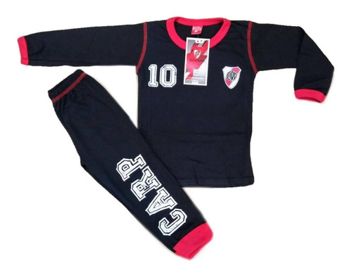 Pijama Jersey River Plate Oficial Equipo Futbol Niño 12al16