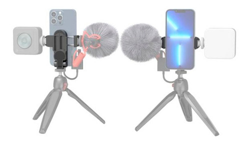 Imagen 3 de 10 de Soporte Universal Smartphone Con Zapata Vlog Streaming