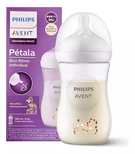 BIBERON ANTI-COLIC PHILIPS AVENT NATURAL RESPONSE + 1 MES 1 UNIDAD 260 ML  SCY903/01