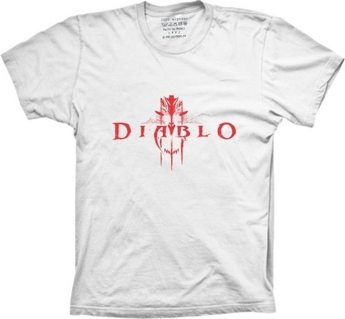 Camiseta Plus Size Jogo - Diablo