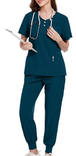 Las Mujeres Friegan Los Trajes Del Trabajo Del Conjunto Del