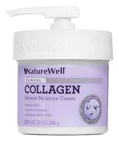 Naturewell Colágeno Crema Hidratante Intensa Para Rostro Y C