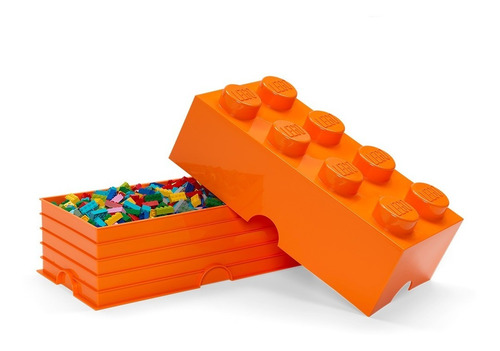 Imagen 5 de 10 de Caja Apilable Para Ordenar Lego® 4004 Original Bloque De 8