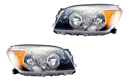 Par De Faros Depo Toyota Rav4 2006 2007 2008