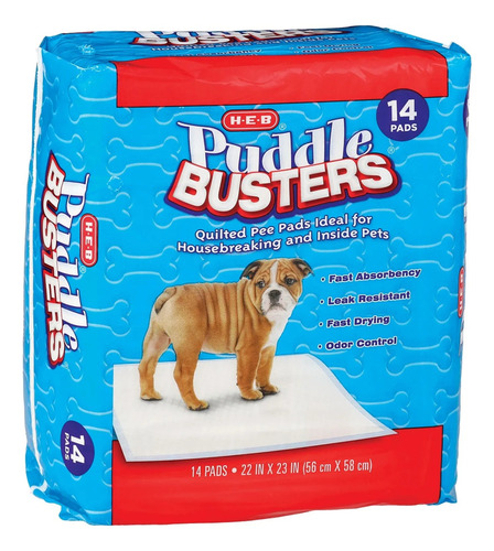 Tapetes Absorbentes Entrenadores Para Perros Rojo Heb 14 Pzs