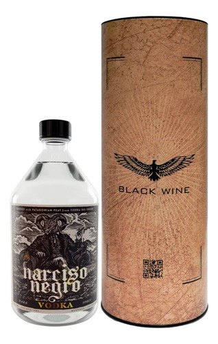 Vodka Narciso Negro + Estuche Lata Blackwine