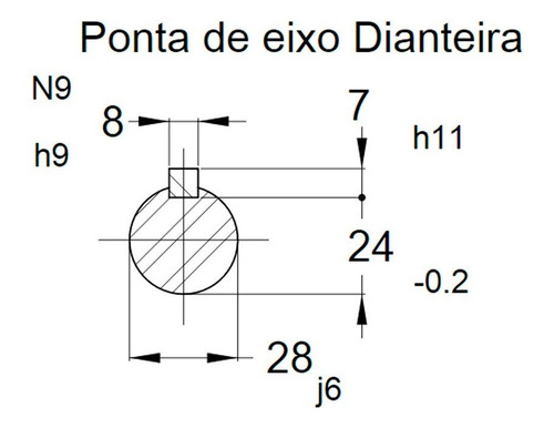 Motor Elétrico Trifásico Weg 7,5cv 220/380v 4 Polos B3d