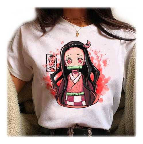 Playeras Camiseta Demon Slayer Nezuko Kamado Manga C/ Envio