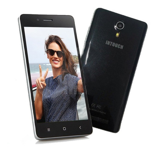 Celular  Intouch Note3 4g Negro Con Android Y Camara De 5 Mp