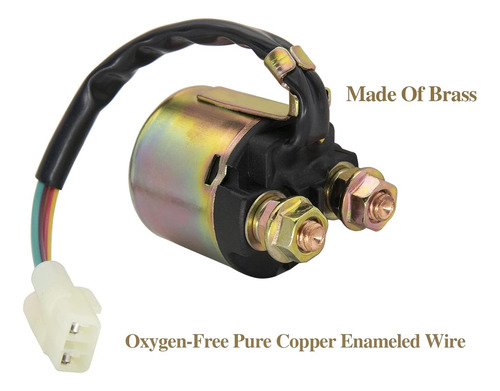 Rele Solenoide De Arranque De 2 Piezas Compatible Con Honda