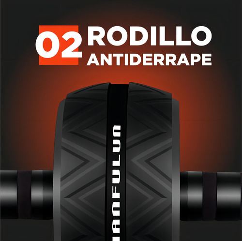 Exercício de treino com rodas abdominais Abs Roller