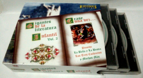 Gigantes De La Literatura Infantil Vol.2 Pinocho Patito 3 Cd (Usado)