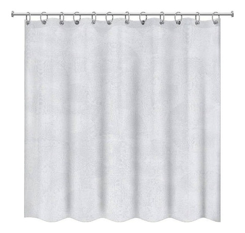 Cortina Para Baño Mobi Burbuja Premium 1.8m X 1.8m Clear