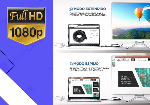 Imagen 8 de 10 de Cable Hdmi 10 Metros Full Hd 4k Doble Filtro V1.4 Dorado Led