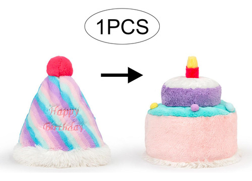 Sombrero De Pastel De Cumpleaños De Felpa, 25 Centímetros