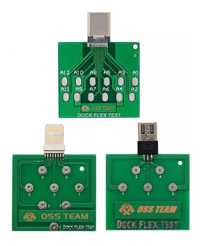  Dock Test Probador Tester Micro Usb / Tipo C / iPhone 