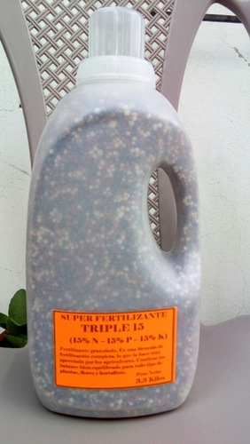 Imagen 2 de 5 de Fertilizante 15 15 15 Abono Completo Plantas Flores Huertos