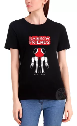 Camiseta Rainbow Friends Red Vermelho Personalizada