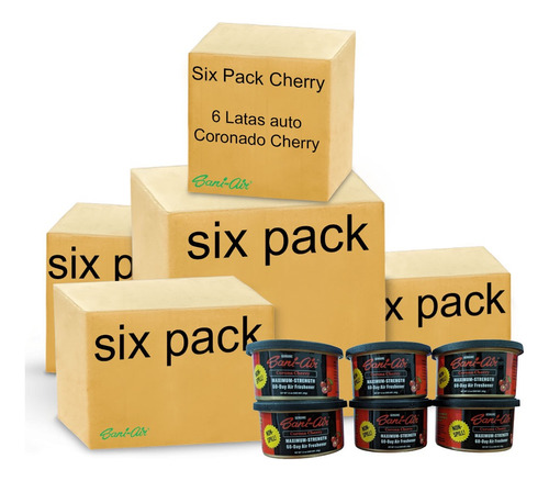 Six Pack Sani Air Cherry (6 Coronado Cherry)