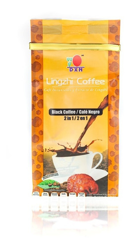 X2 Café Negro Ligzhi Coffee 2 En 1 Dxn Con Ganoderma Lucidum