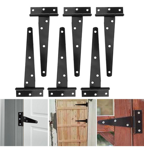 En T De Hierro Forjado Inoxidable Compatible Con 6 Pulgadas