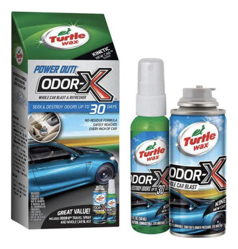Kit Eliminador De Olores Para Auto Turtlewax