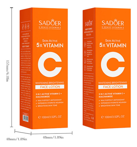 Loción Hidratante Blanqueadora Y Reafirmante S Heavy Vitamin