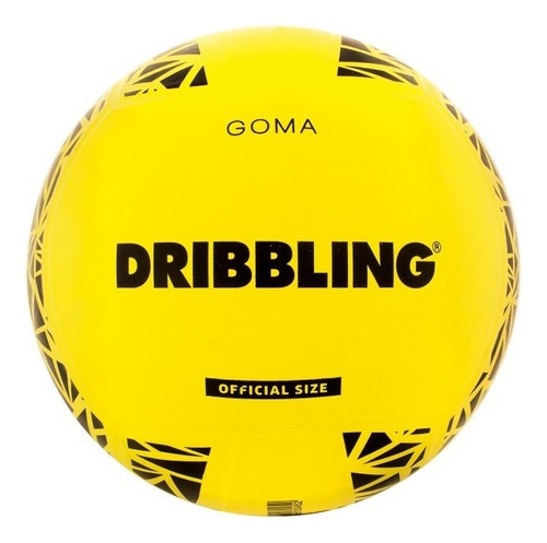 Pelota Volley Goma Lisa Amarilla Unisex Color Amarillo/amarillo