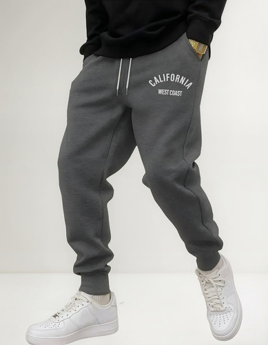 Pans Jogger Hombre Estampado California West Moda Casual