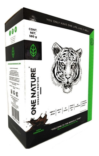 One Nature 580g Proteína Vegana Certificada Polvo Sabor Chocolate