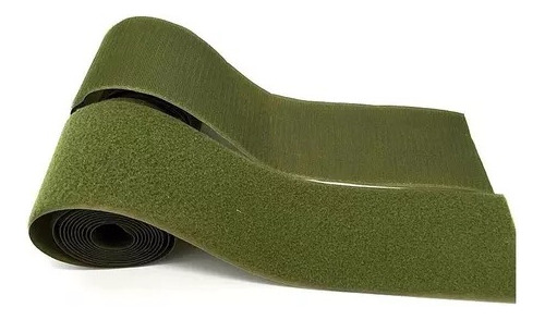 Velcro Cierre Mágico 10cm Verde Militar Pack 2 Mt