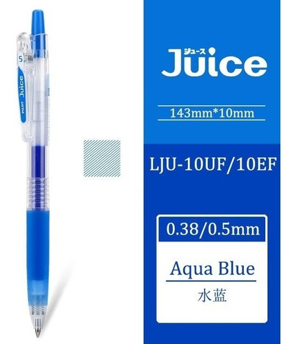 Pilot Juice 5, Lápiz Gel Retractil Con Grip