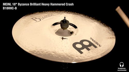 Meinl B18hhc-b Platillo Crash 18 PuLG Byzance Brillant B20